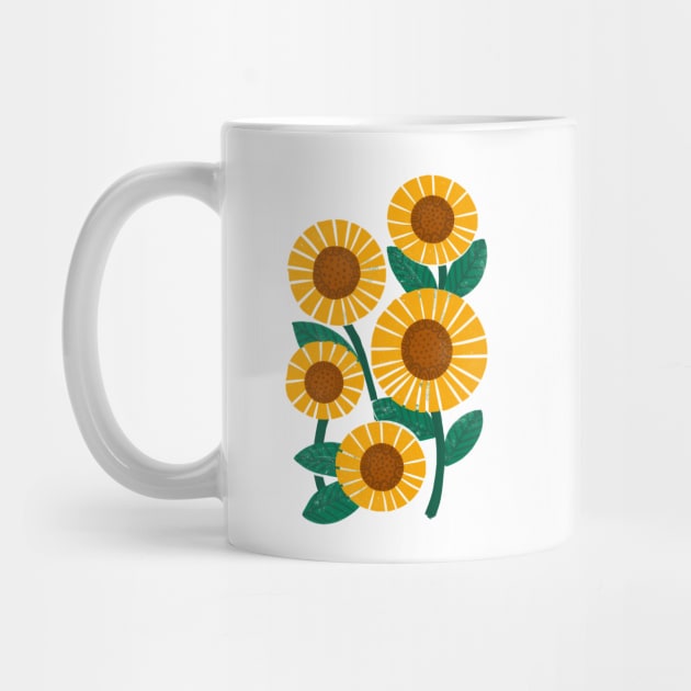 Mod Sunflower by latheandquill